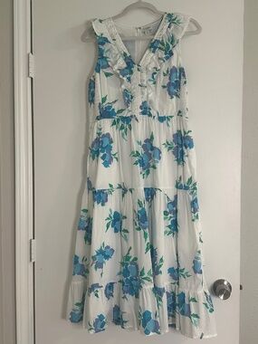 Women's Size 6 100% Cotton J Crew Floral Dress
